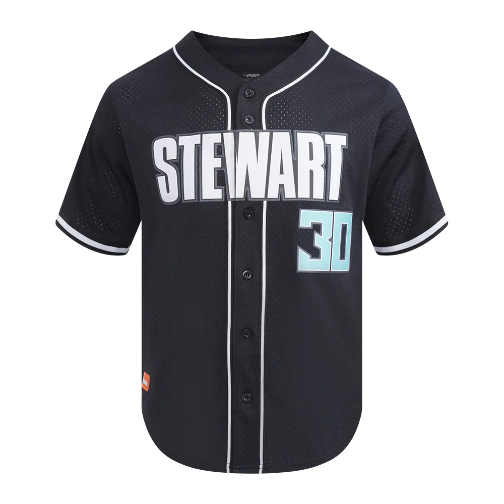 WNBA NEW YORK LIBERTY BREANNA STEWART #30 CLASSIC PLAYER NAME AND NUMBER MEN'S SINGLE JERSEY TEE (BLACK) - Image 5