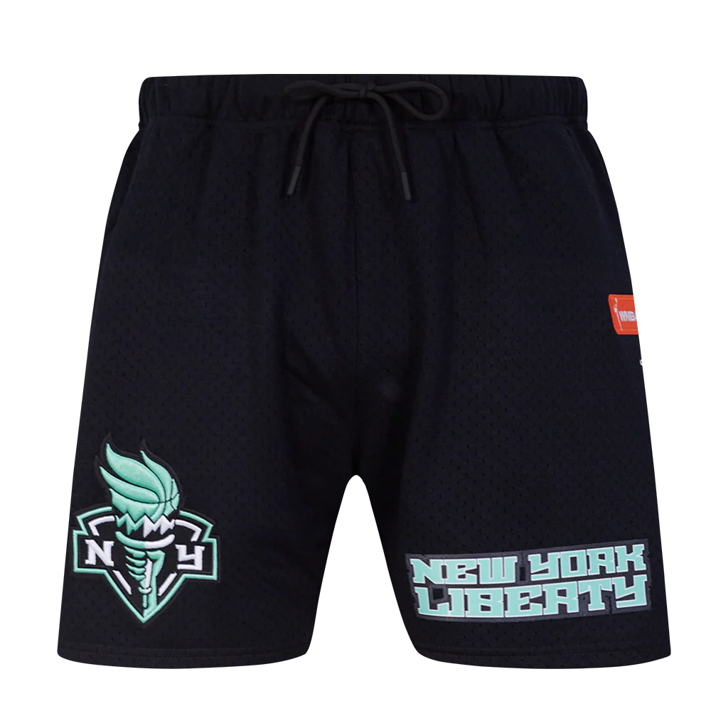 NEW YORK LIBERTY MESH MEN'S SHORT (BLACK) - Image 5