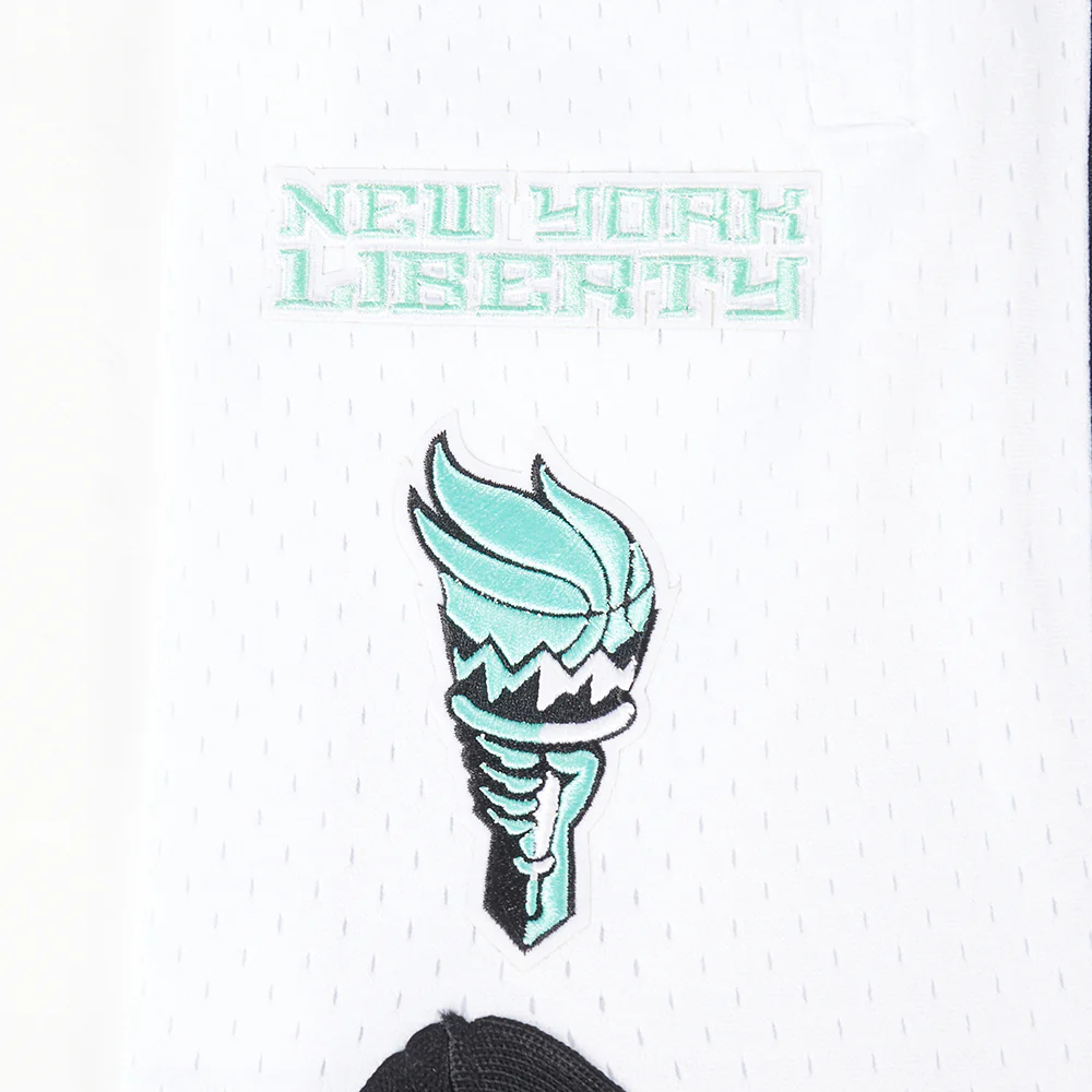 WNBA NEW YORK LIBERTY RETRO CLASSICS MEN'S DOUBLE KNIT 2.0 SHORT (BLACK) - Image 6