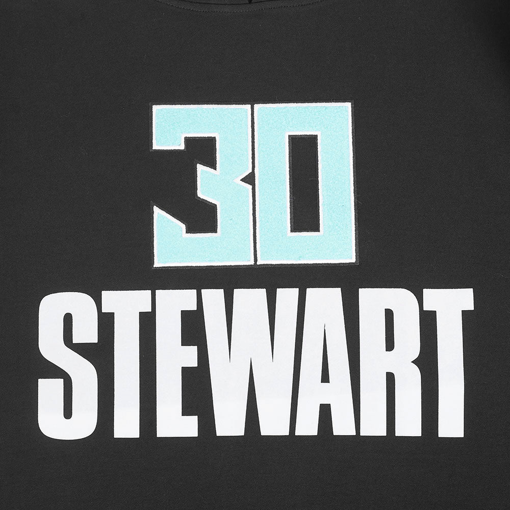 WNBA NEW YORK LIBERTY BREANNA STEWART #30 CLASSIC PLAYER NAME AND NUMBER MEN'S FLEECE PULLOVER HOODIE  (BLACK) - Image 10