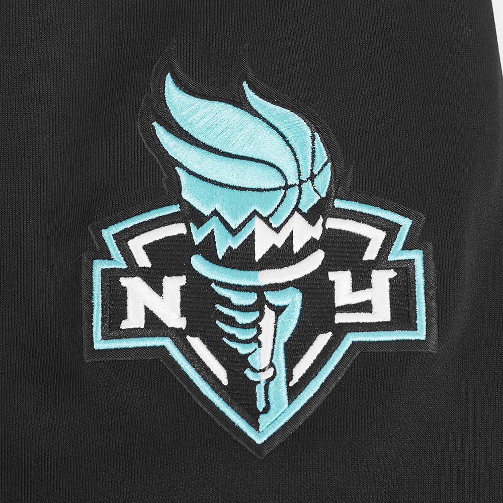 WNBA NEW YORK LIBERTY BREANNA STEWART #30 CLASSIC PLAYER NAME AND NUMBER MEN'S FLEECE PULLOVER HOODIE  (BLACK) - Image 8