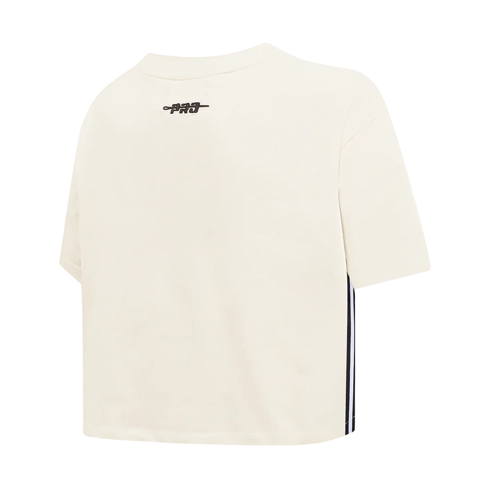 WNBA NEW YORK LIBERTY RETRO CLASSICS WOMEN'S SINGLE JERSEY BOXY TEE (EGGSHELL) - Image 4