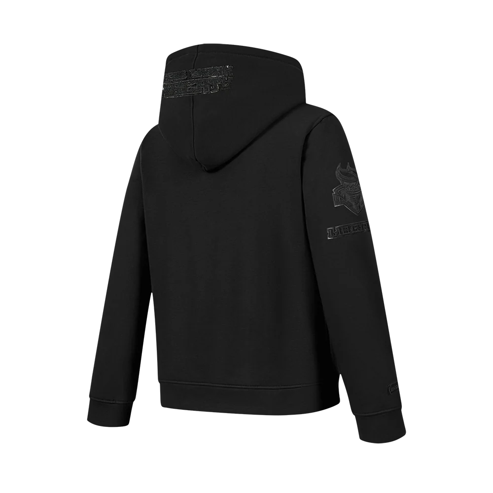 WNBA NEW YORK LIBERTY TRIPLE BLACK BIG BOYS FLC FZ HOODIE (BLACK) - Image 4