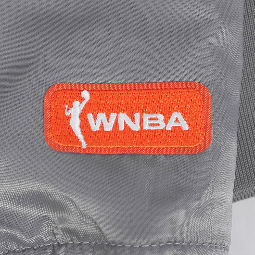 WNBA NEW YORK LIBERTY CLASSIC ESSENTIALS WOMEN'S SATIN JACKET (GRAY) - Image 9