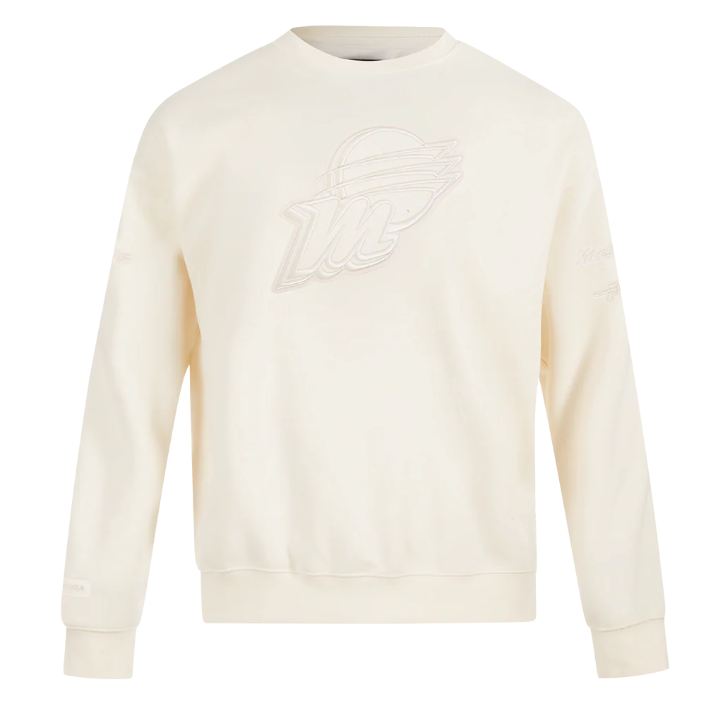 WNBA PHOENIX MERCURY NEUTRAL MEN'S DROP SHOULDER FLC CREWNECK (EGGSHELL) - Image 3