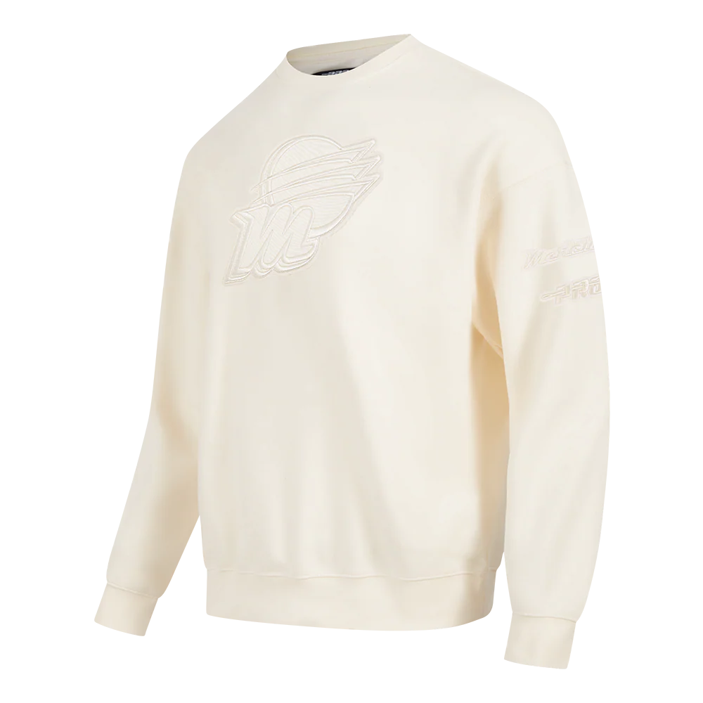 WNBA PHOENIX MERCURY NEUTRAL MEN'S DROP SHOULDER FLC CREWNECK (EGGSHELL) - Image 4