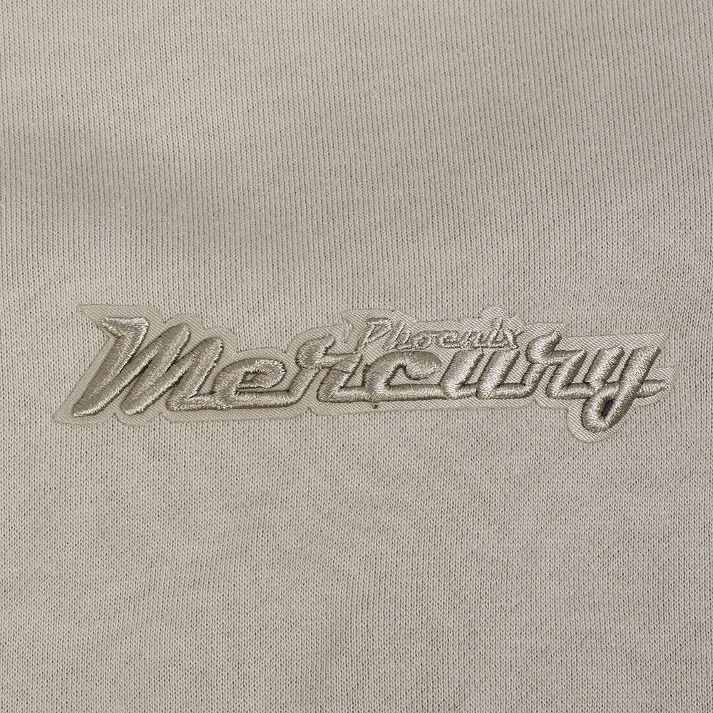 WNBA PHOENIX MERCURY NEUTRAL MEN'S DROP SHOULDER FLC PO HOODIE (TAUPE) - Image 8