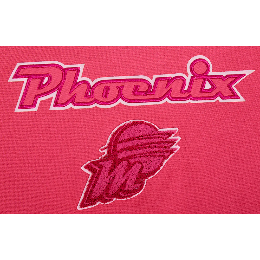 WNBA PHOENIX MERCURY CLASSIC TRIPLE PINK BIG GIRLS FLC CREWNECK (BEETROOT PURPLE) - Image 8