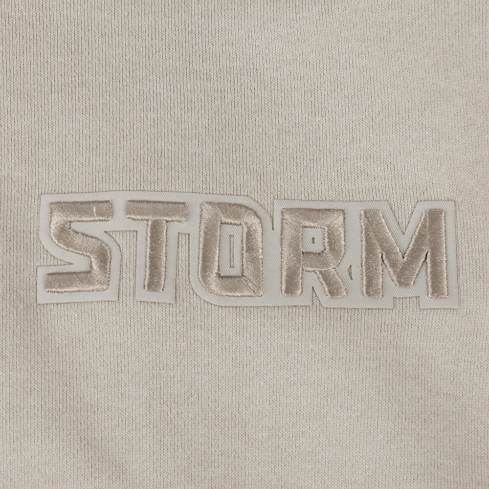 WNBA SEATTLE STORM NEUTRAL MEN'S DROP SHOULDER FLC CREWNECK (TAUPE) - Image 7