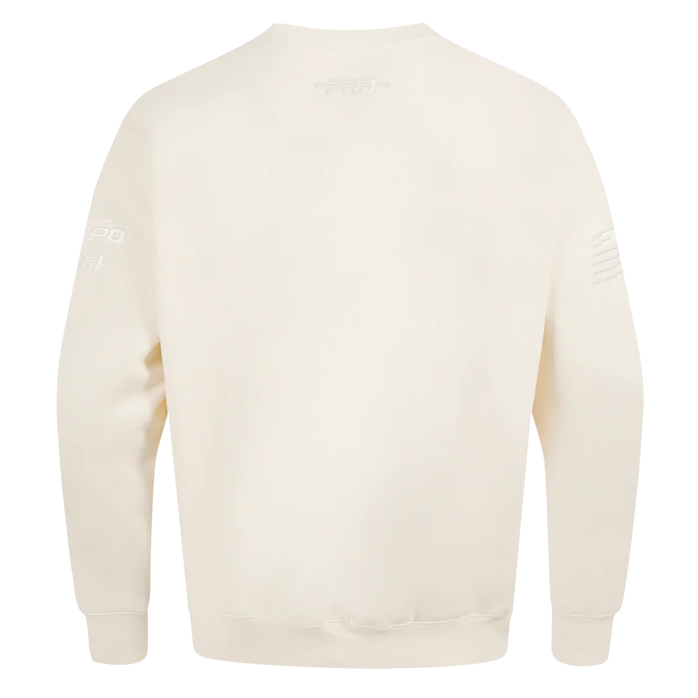 WNBA TORONTO TEMPO NEUTRAL MEN'S DROP SHOULDER FLC CREWNECK (EGGSHELL) - Image 6