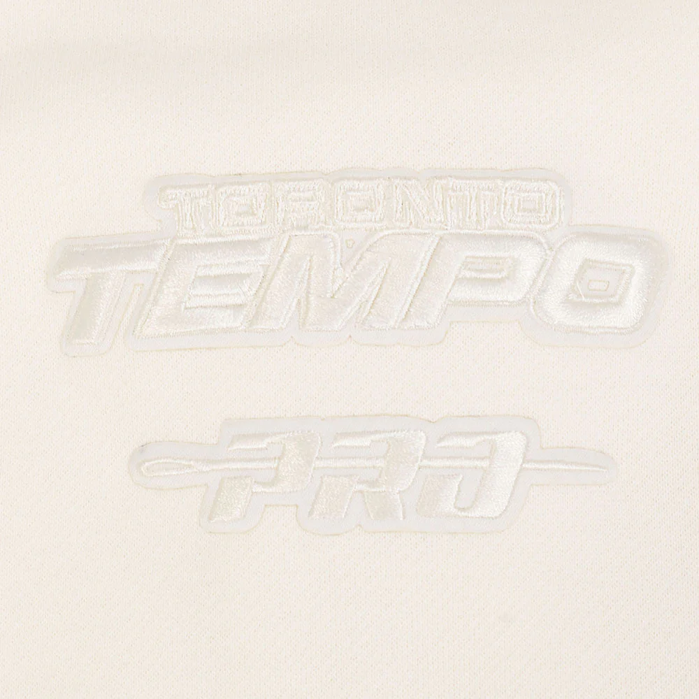 WNBA TORONTO TEMPO NEUTRAL MEN'S DROP SHOULDER FLC CREWNECK (EGGSHELL) - Image 8
