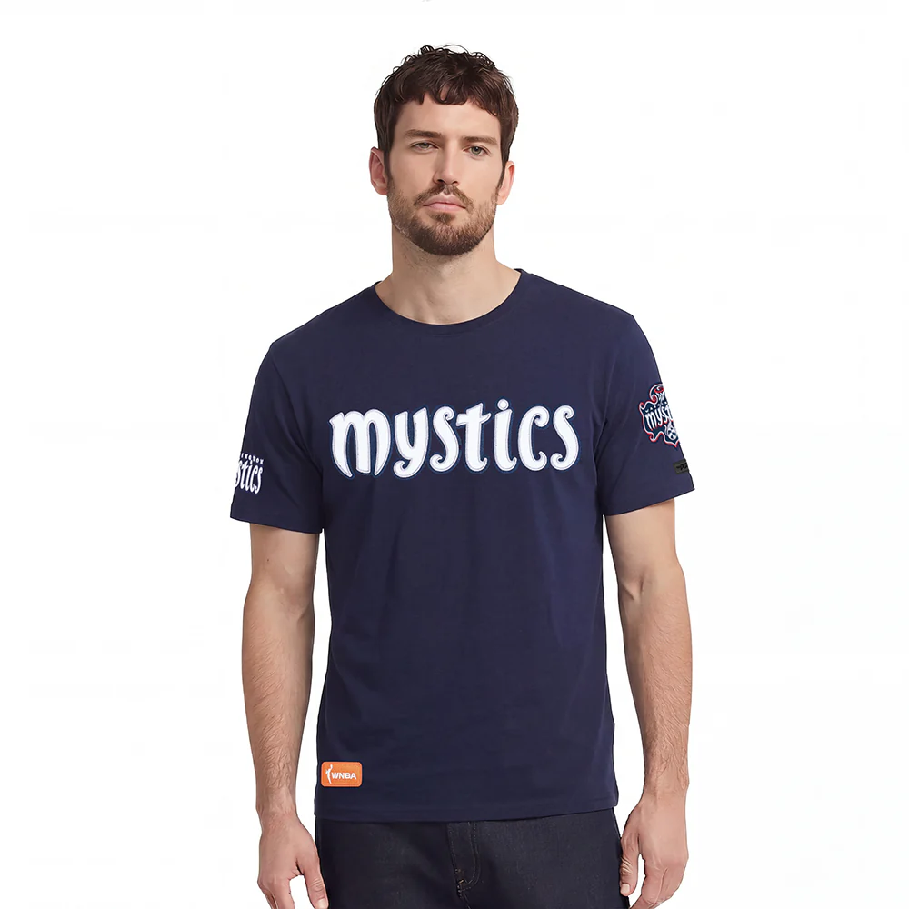 WASHINGTON MYSTICS CLASSIC CHENILLE MEN'S SJ TEE (MIDNIGHT NAVY)