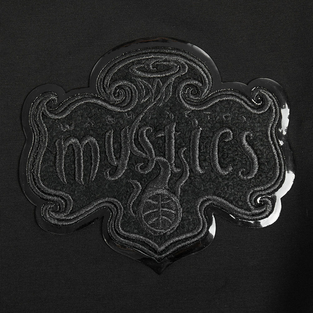 WNBA WASHINGTON MYSTICS TRIPLE BLACK WOMEN'S SJ BOXY TEE (BLACK) - Image 8