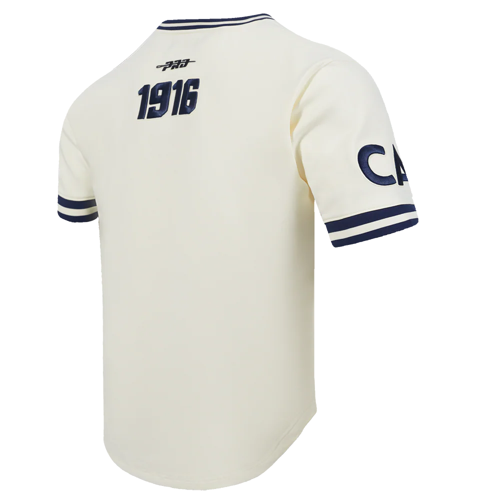 Liga MX CLUB AMERICA PREMIUM MEN'S DK TEE (EGGSHELL/ MIDNIGHT NAVY) - Image 4
