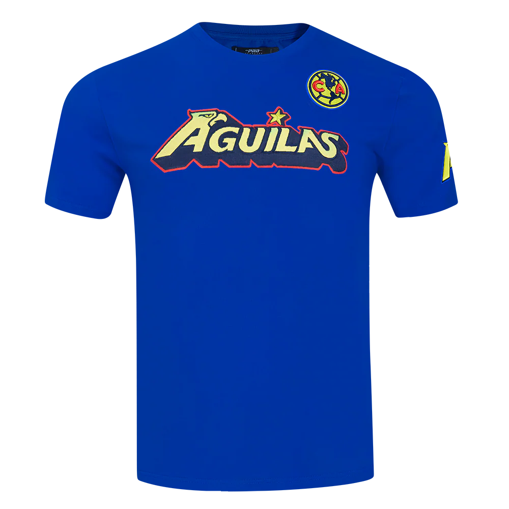 LIGA MX CLUB AMERICA STADIUM MEN'S SINGLE JERSEY TEE (ROYAL BLUE)