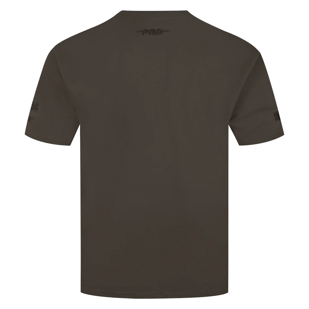 LIGA MX CLUB AMERICA NEUTRAL MEN'S COTTON JERSEY DROP SHOULDER TEE (DARK TAUPE) - Image 3