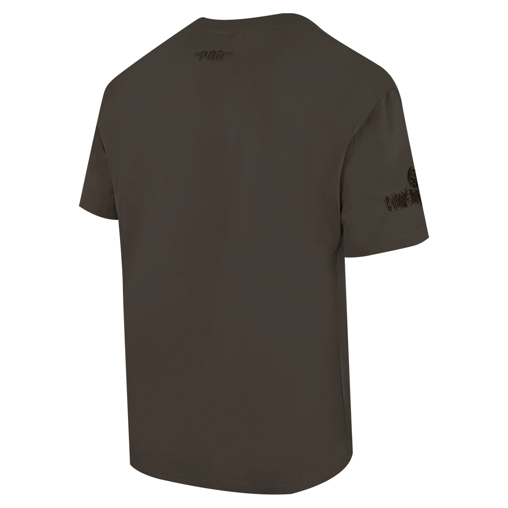 LIGA MX CLUB AMERICA NEUTRAL MEN'S COTTON JERSEY DROP SHOULDER TEE (DARK TAUPE) - Image 4