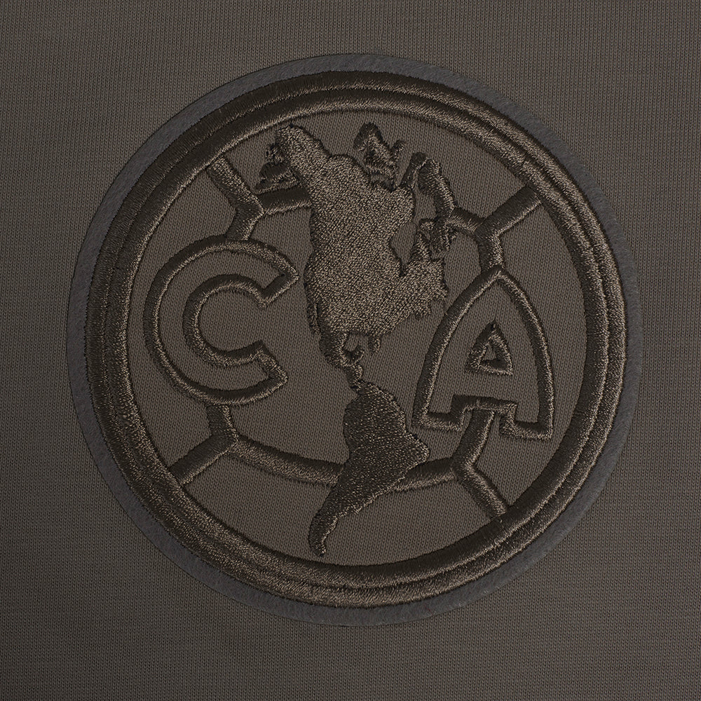 LIGA MX CLUB AMERICA NEUTRAL MEN'S COTTON JERSEY DROP SHOULDER TEE (DARK TAUPE) - Image 5