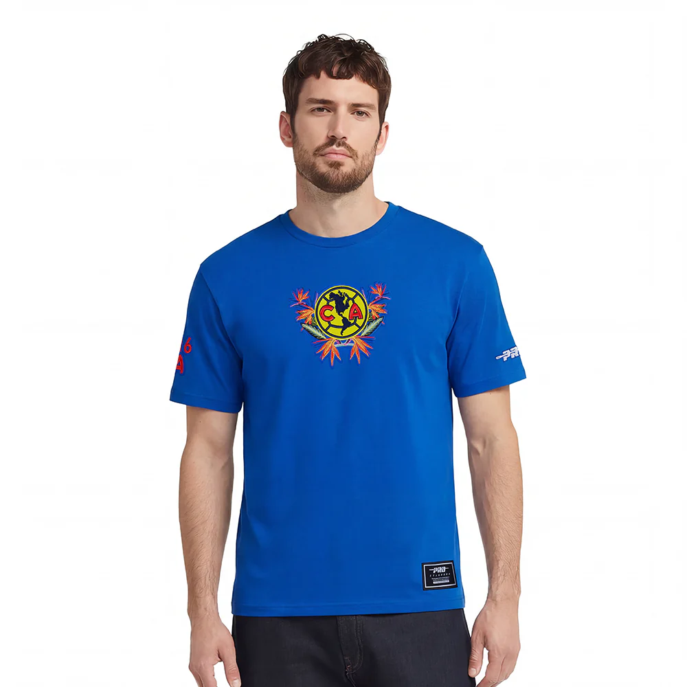 LIGA MX CLUB AMERICA PARADISE MEN'S S/S TEE (ROYAL BLUE)