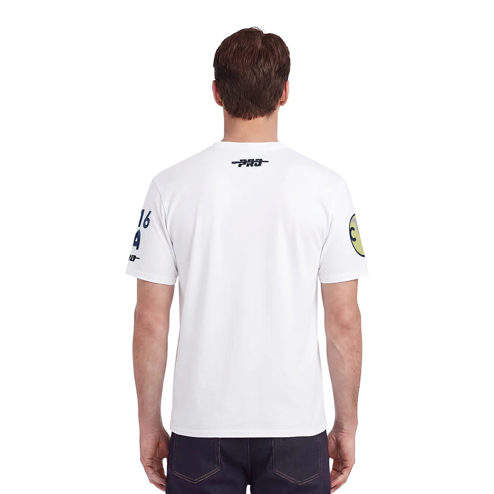 LIGA MX CLUB AMERICA LETTERMAN MEN'S S/S TEE (WHITE) - Image 2