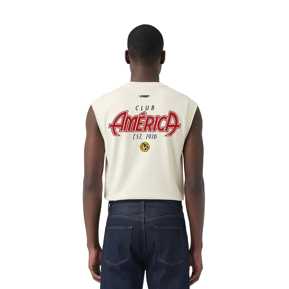 LIGA MX CLUB AMERICA PARADISE MEN'S S/S TEE (EGGSHELL) - Image 2