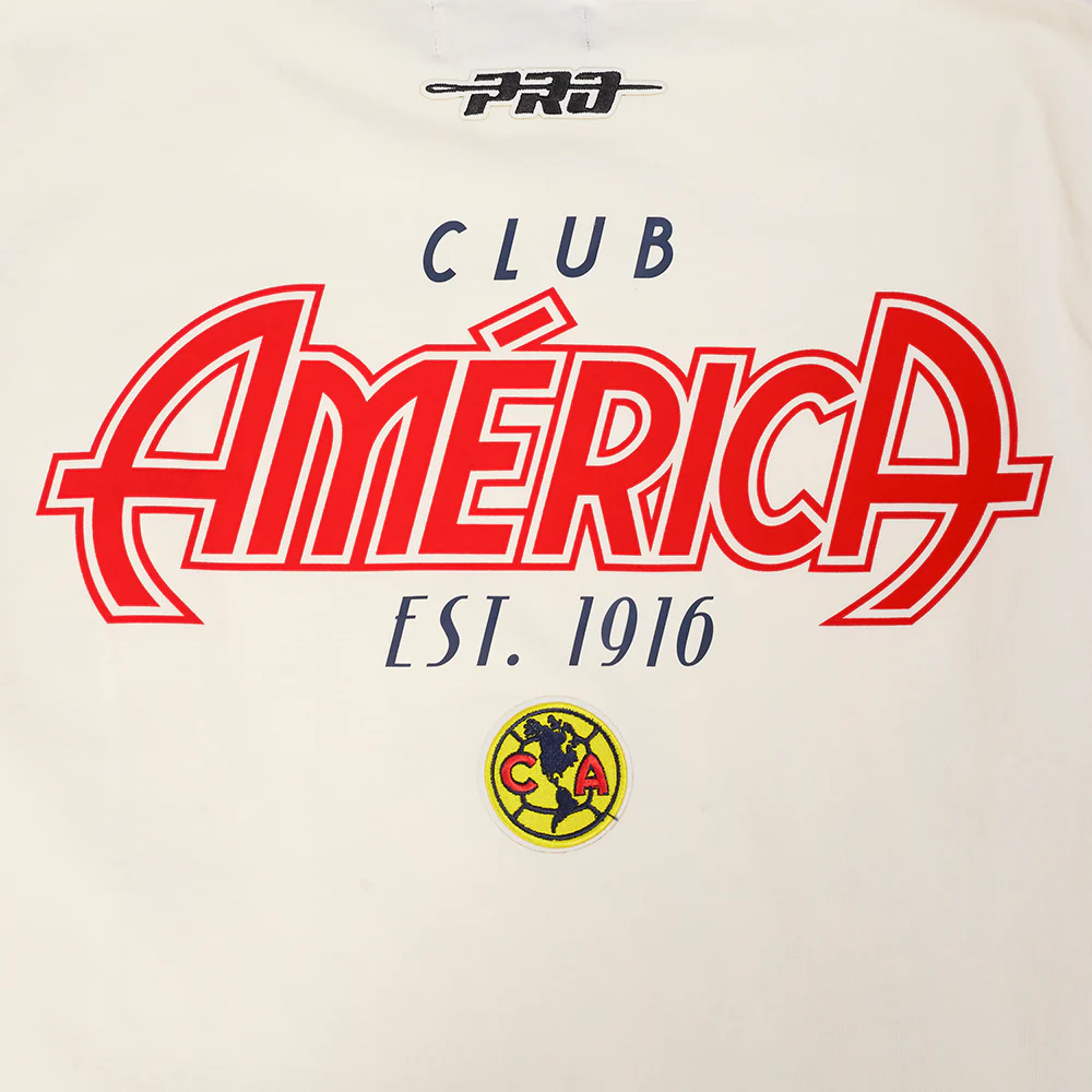 LIGA MX CLUB AMERICA PARADISE MEN'S S/S TEE (EGGSHELL) - Image 6