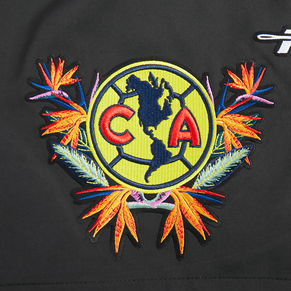LIGA MX CLUB AMERICA PARADISE MEN'S WOVEN SHORT (BLACK) - Image 6