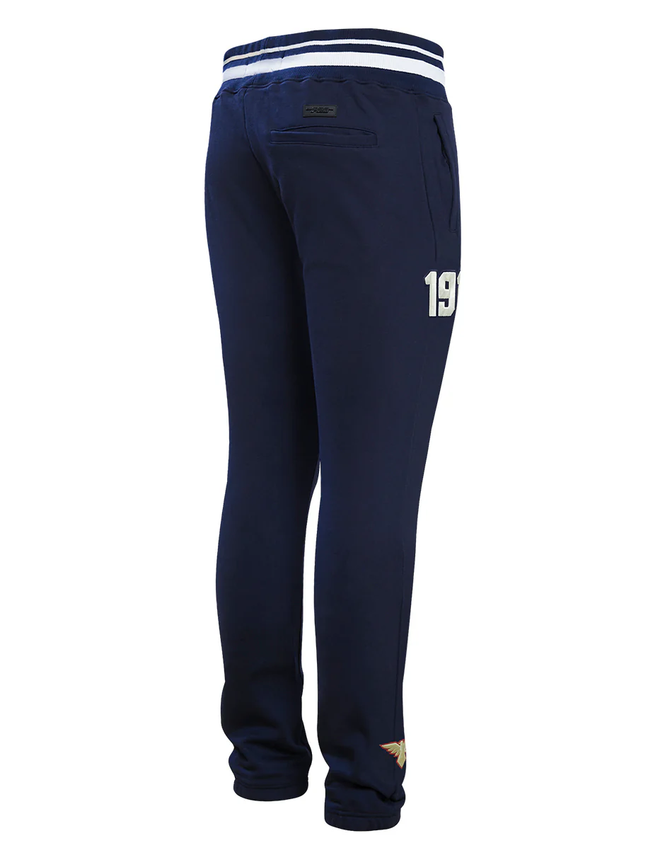LIGA MX CLUB AMERICA PREMIUM MEN'S RIB FLEECE SWEATPANT (MIDNIGHT NAVY) - Image 3