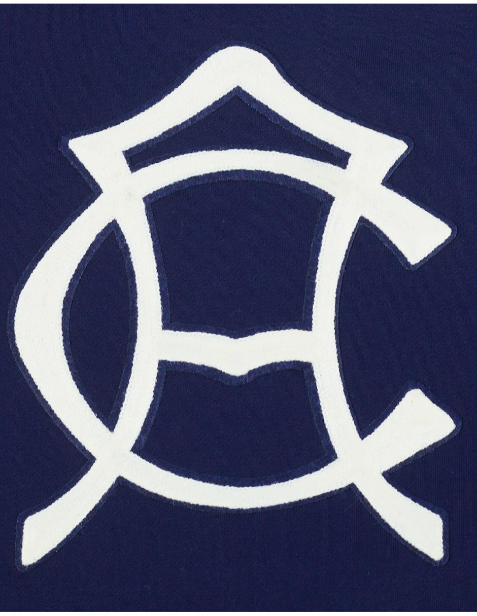 LIGA MX CLUB AMERICA PREMIUM MEN'S RIB FLEECE PULLOVER HOODIE (MIDNIGHT NAVY) - Image 5