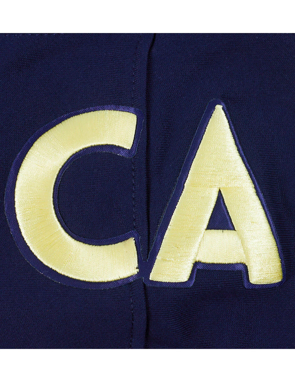 LIGA MX CLUB AMERICA PREMIUM MEN'S RIB FLEECE PULLOVER HOODIE (MIDNIGHT NAVY) - Image 8