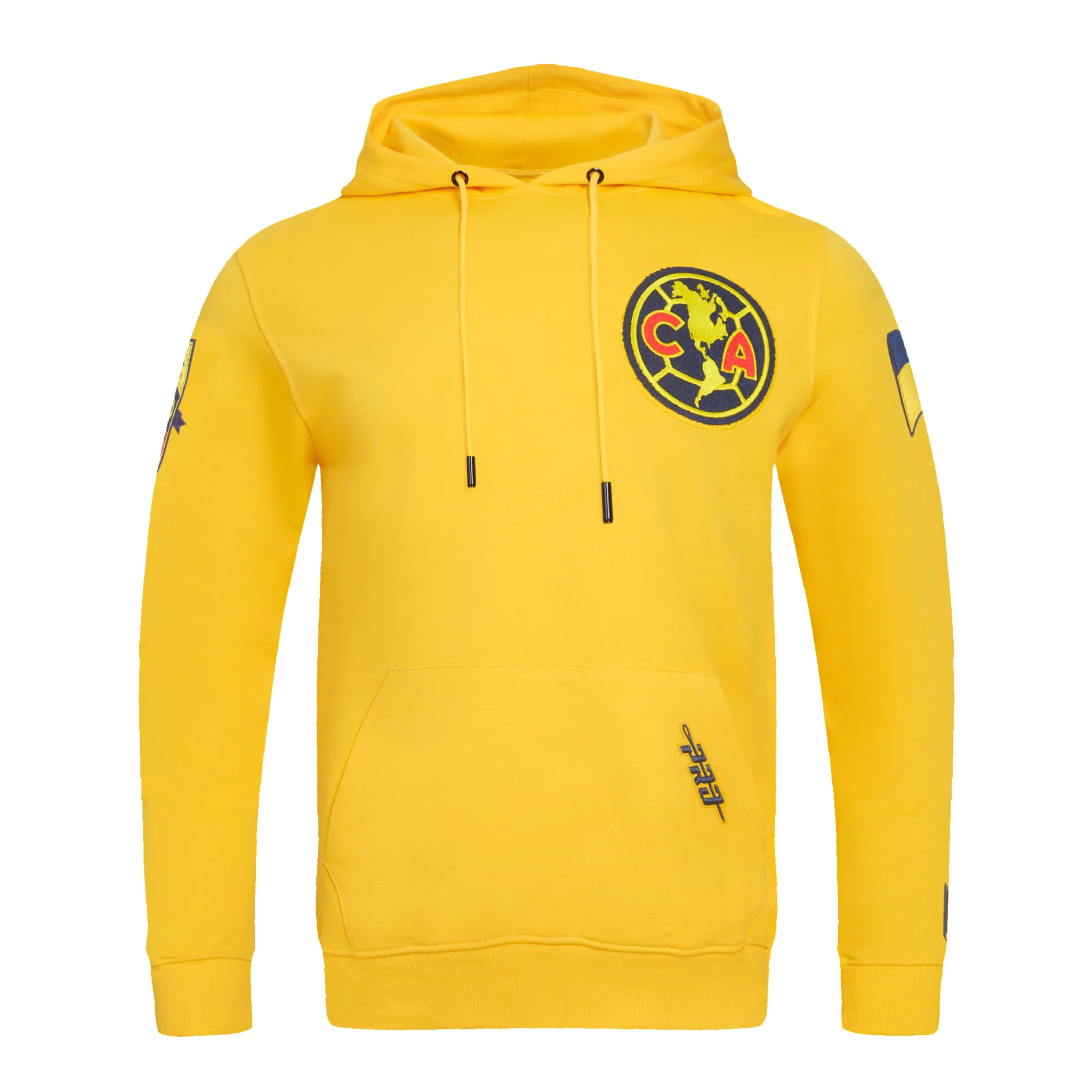 LIGA MX CLUB AMERICA STADIUM MEN'S FLEECE PULLOVER HOODIE (YELLOW)