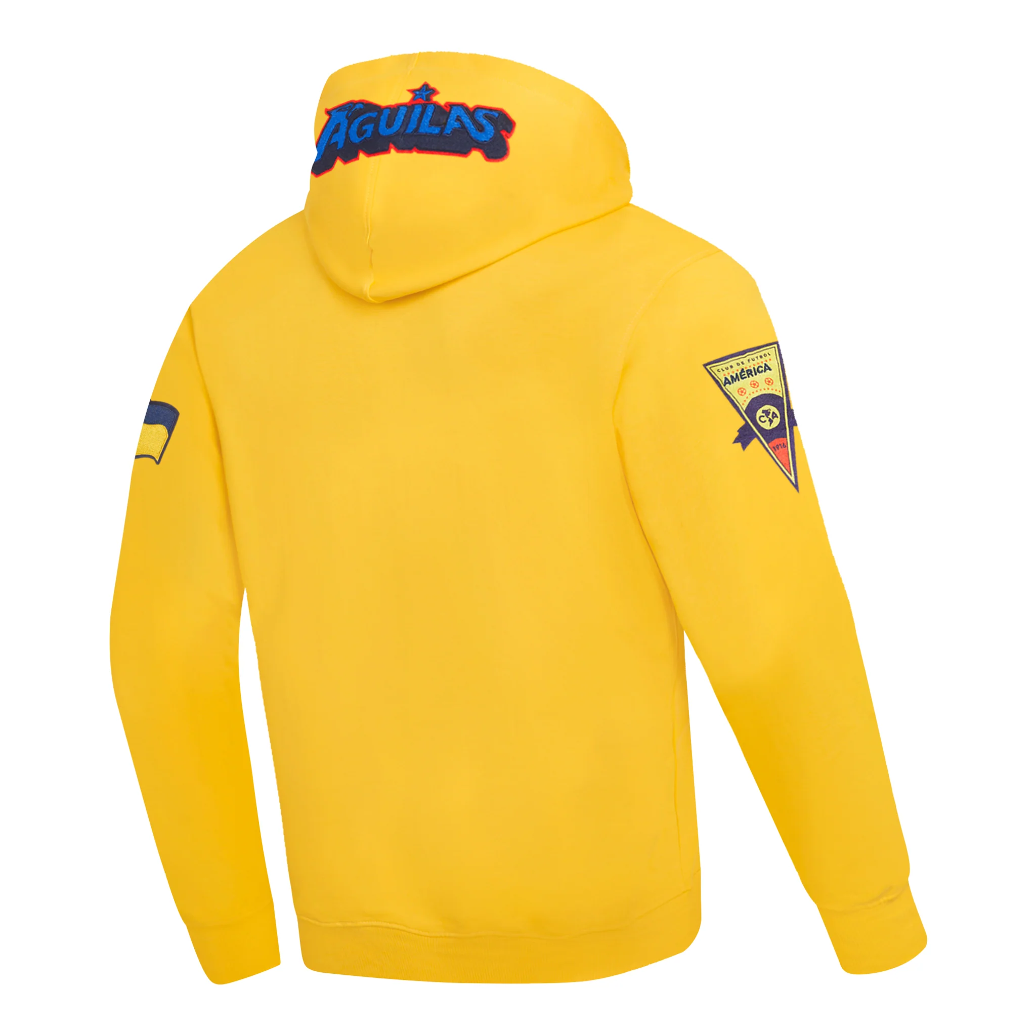 LIGA MX CLUB AMERICA STADIUM MEN'S FLEECE PULLOVER HOODIE (YELLOW) - Image 4