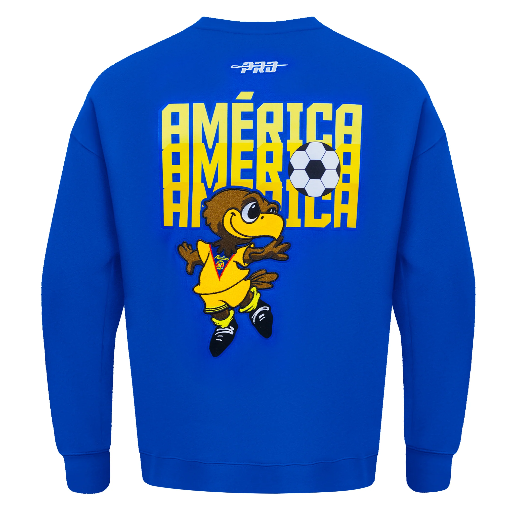 LIGA MX CLUB AMERICA STADIUM MEN'S FLEECE CREWNECK (ROYAL BLUE) - Image 3