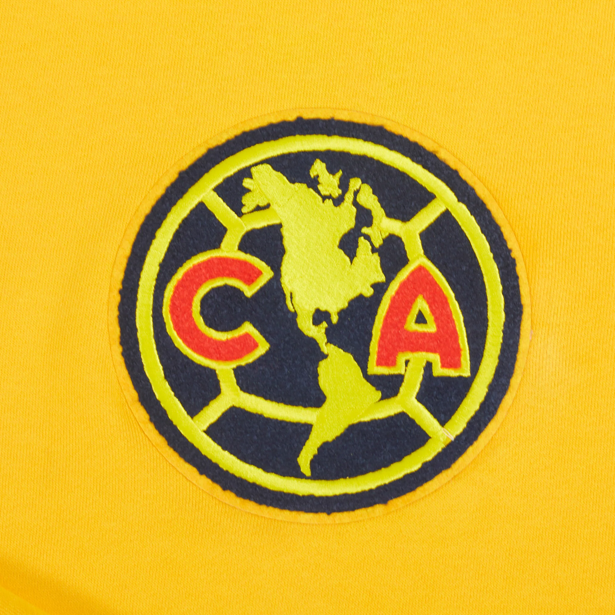 LIGA MX CLUB AMERICA STADIUM MEN'S FLEECE CREWNECK (YELLOW) - Image 7