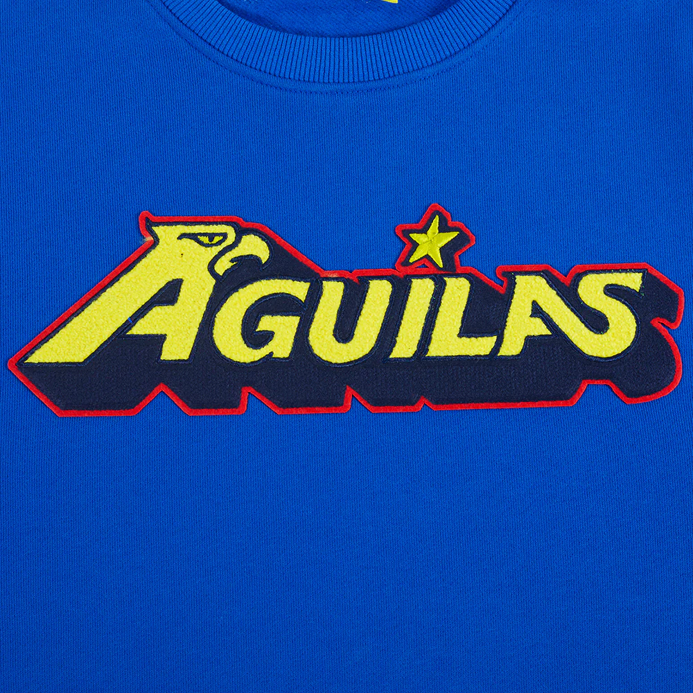 LIGA MX CLUB AMERICA STADIUM MEN'S FLEECE CREWNECK (ROYAL BLUE) - Image 5