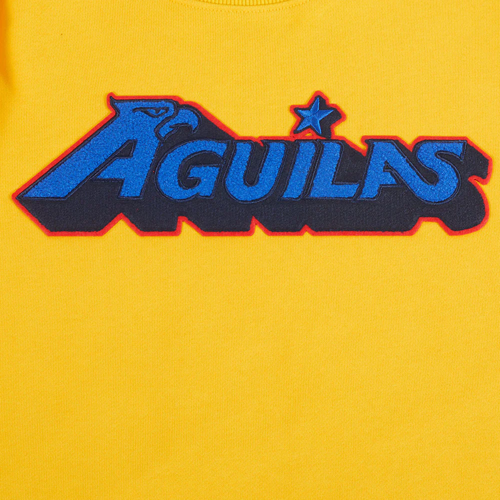 LIGA MX CLUB AMERICA STADIUM MEN'S FLEECE CREWNECK (YELLOW) - Image 5