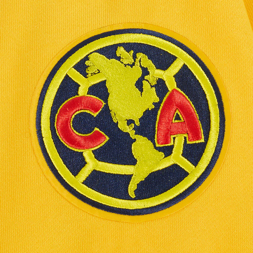 LIGA MX CLUB AMERICA STADIUM MEN'S FLEECE CREWNECK (YELLOW) - Image 6