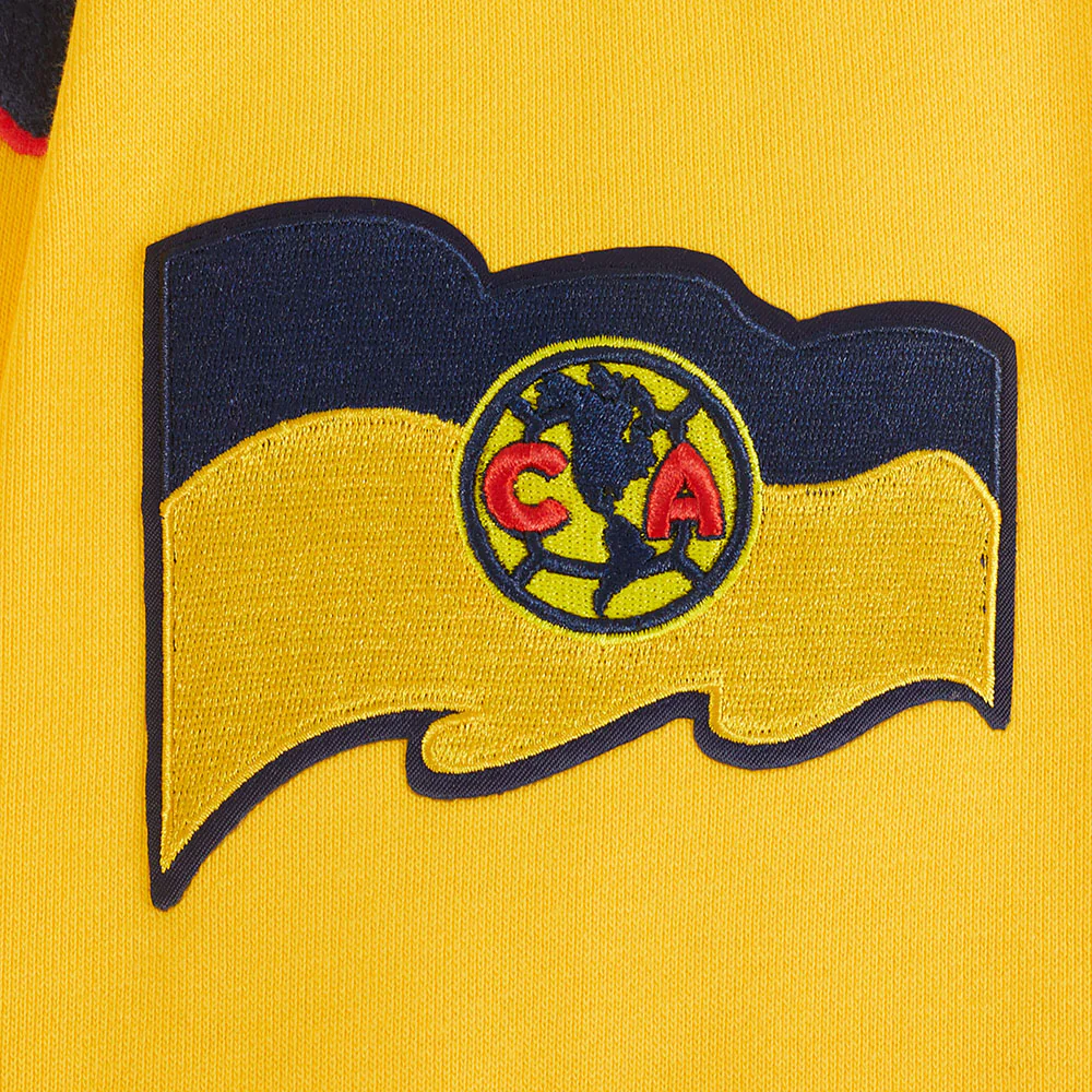 LIGA MX CLUB AMERICA STADIUM MEN'S FLEECE CREWNECK (YELLOW) - Image 7