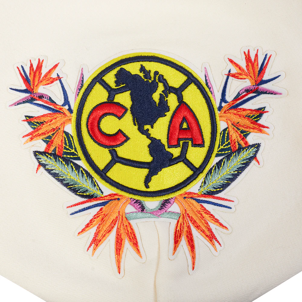 LIGA MX CLUB AMERICA PARADISE MEN'S PULL OVER HOODIE (EGGSHELL) - Image 8