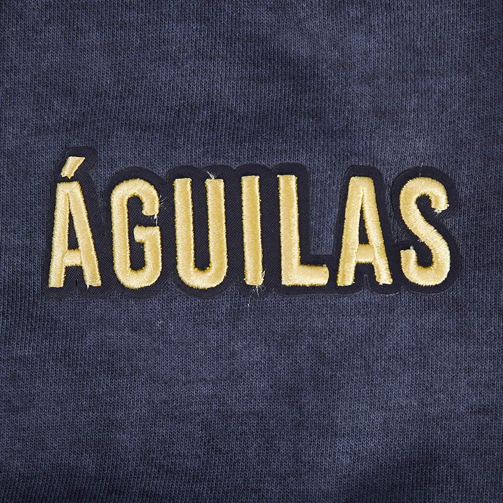 LIGA MX CLUB AMERICA FIRST TEAM MEN'S PULL OVER HOODIE (WASHED MIDNIGHT NAVY) - Image 9