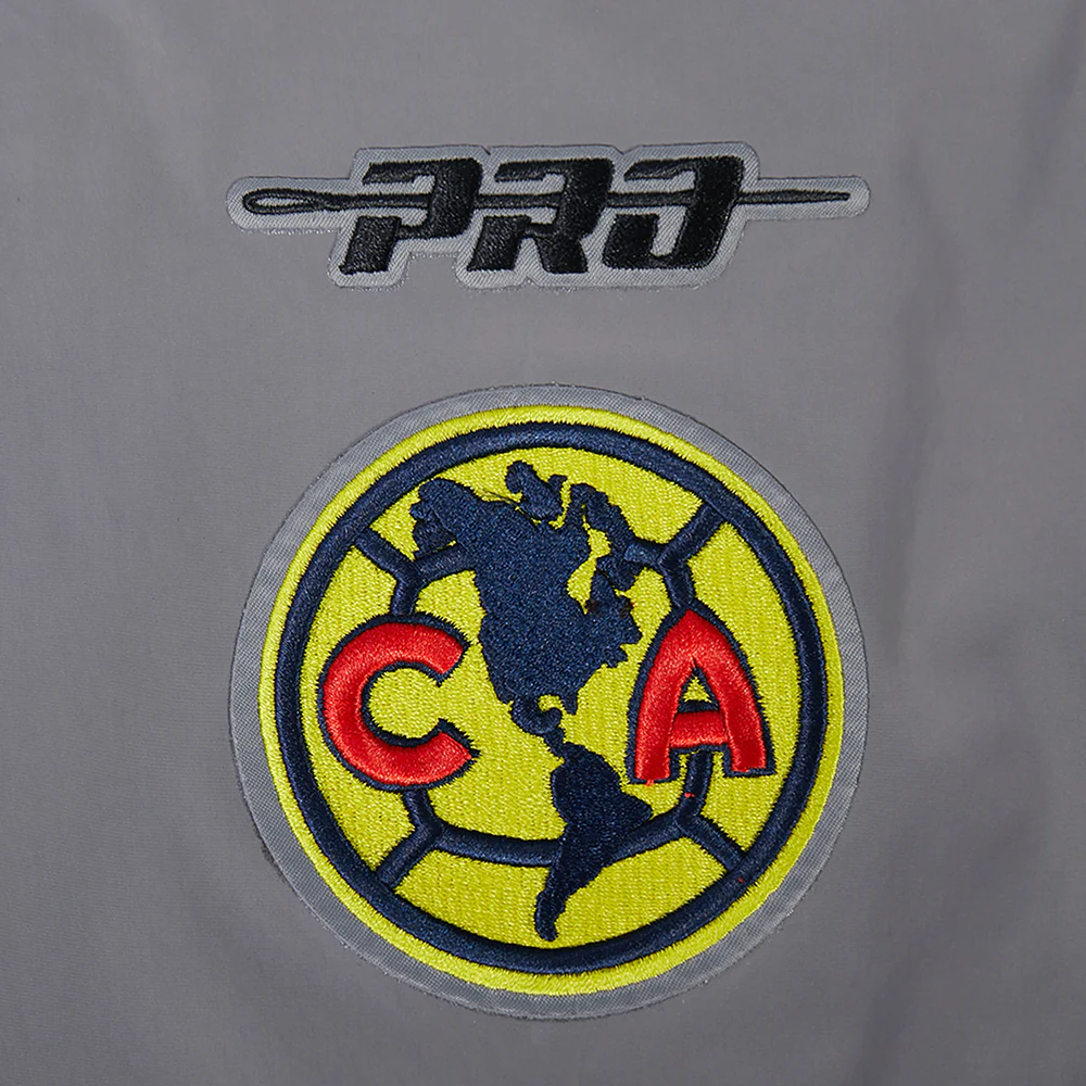 LIGA MX CLUB AMERICA PRE GAME MEN'S JACKET (GRAY) - Image 8