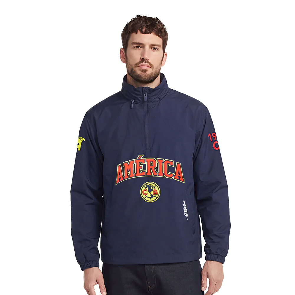 LIGA MX CLUB AMERICA PRE GAME MEN'S JACKET (MIDNIGHT NAVY)