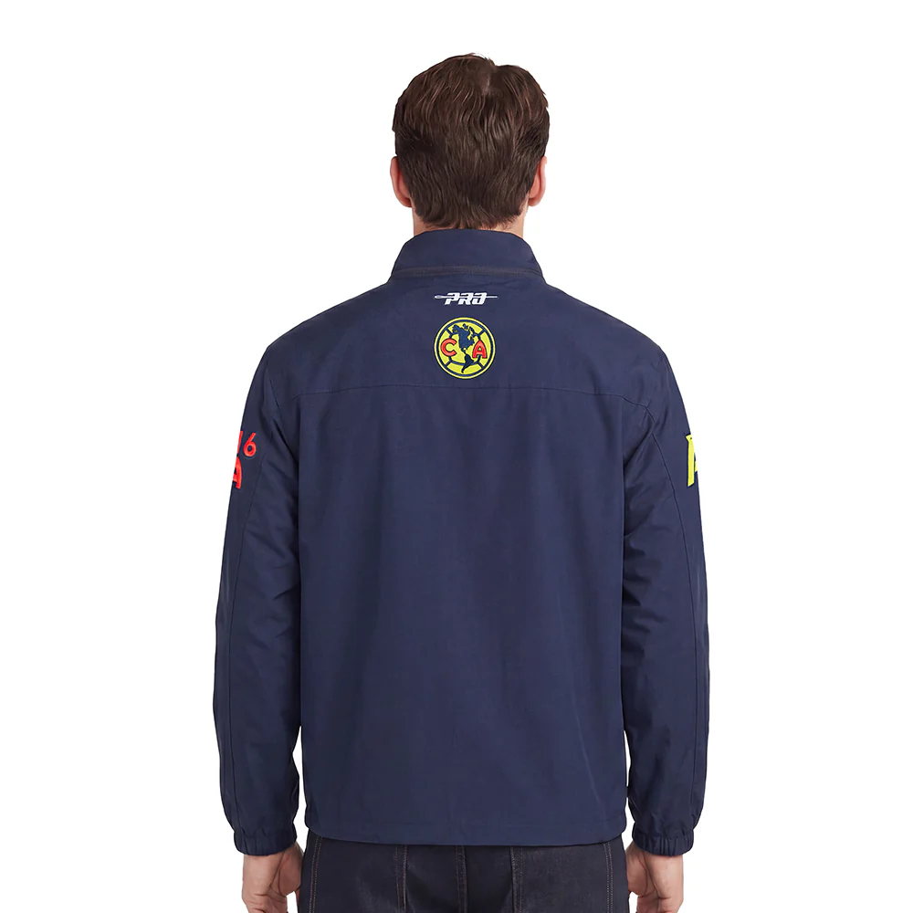 LIGA MX CLUB AMERICA PRE GAME MEN'S JACKET (MIDNIGHT NAVY) - Image 2