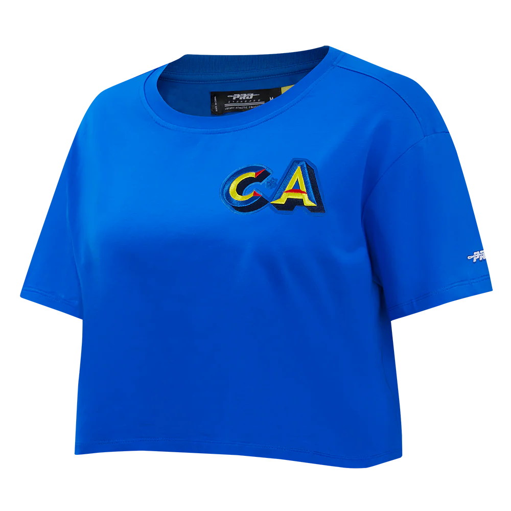 LIGA MX CLUB AMERICA STADIUM WOMEN'S SINGLE JERSEY BOXY TEE (ROYAL BLUE) - Image 2