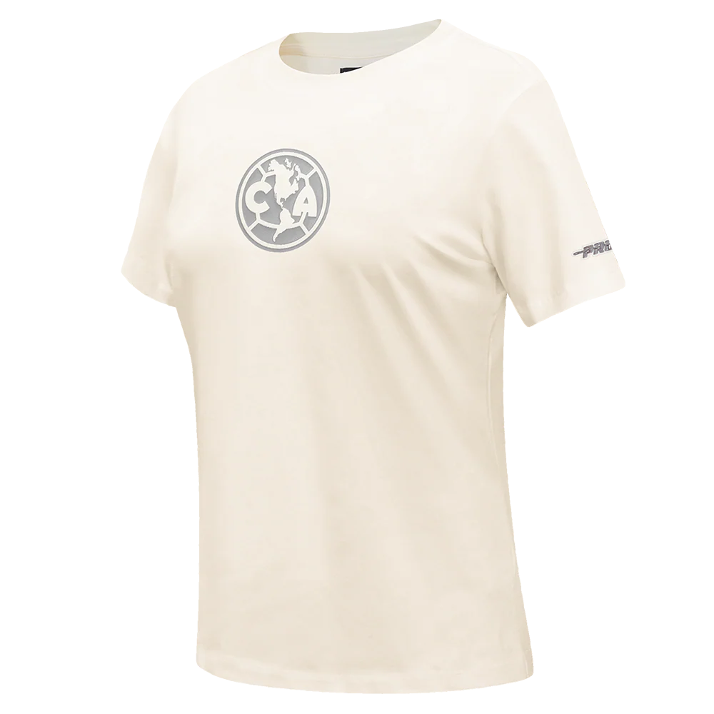 Liga MX CLUB AMERICA STREET TEAM WOMEN'S SJ SLIM FIT TEE (EGGSHELL) - Image 3