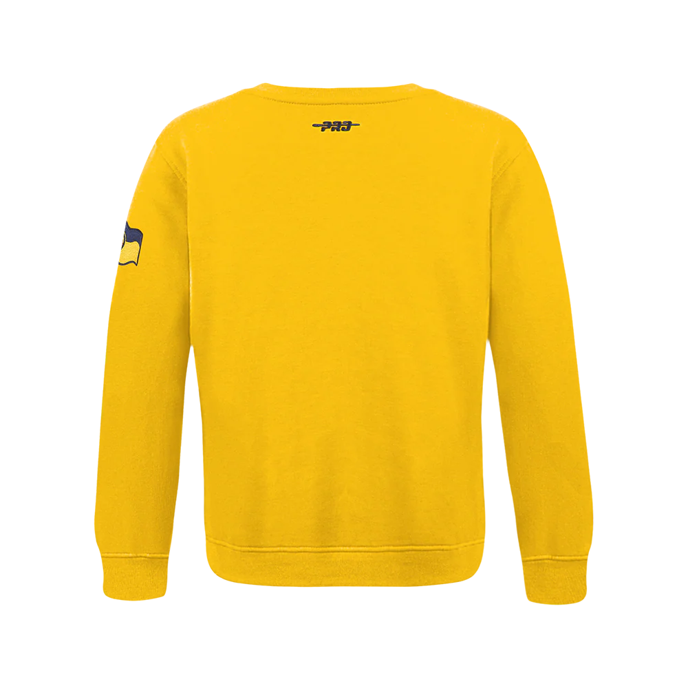 LIGA MX CLUB AMERICA STADIUM BIG BOYS FLEECE CREWNECK (YELLOW) - Image 3