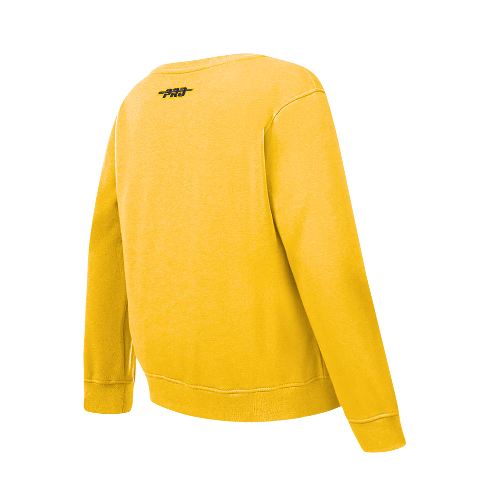LIGA MX CLUB AMERICA STADIUM BIG BOYS FLEECE CREWNECK (YELLOW) - Image 4