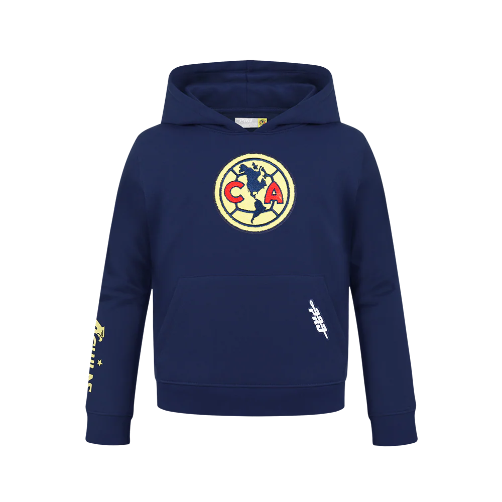 LIGA MX CLUB AMERICA STADIUM BIG BOYS FLEECE PULLOVER HOODIE (MIDNIGHT NAVY)