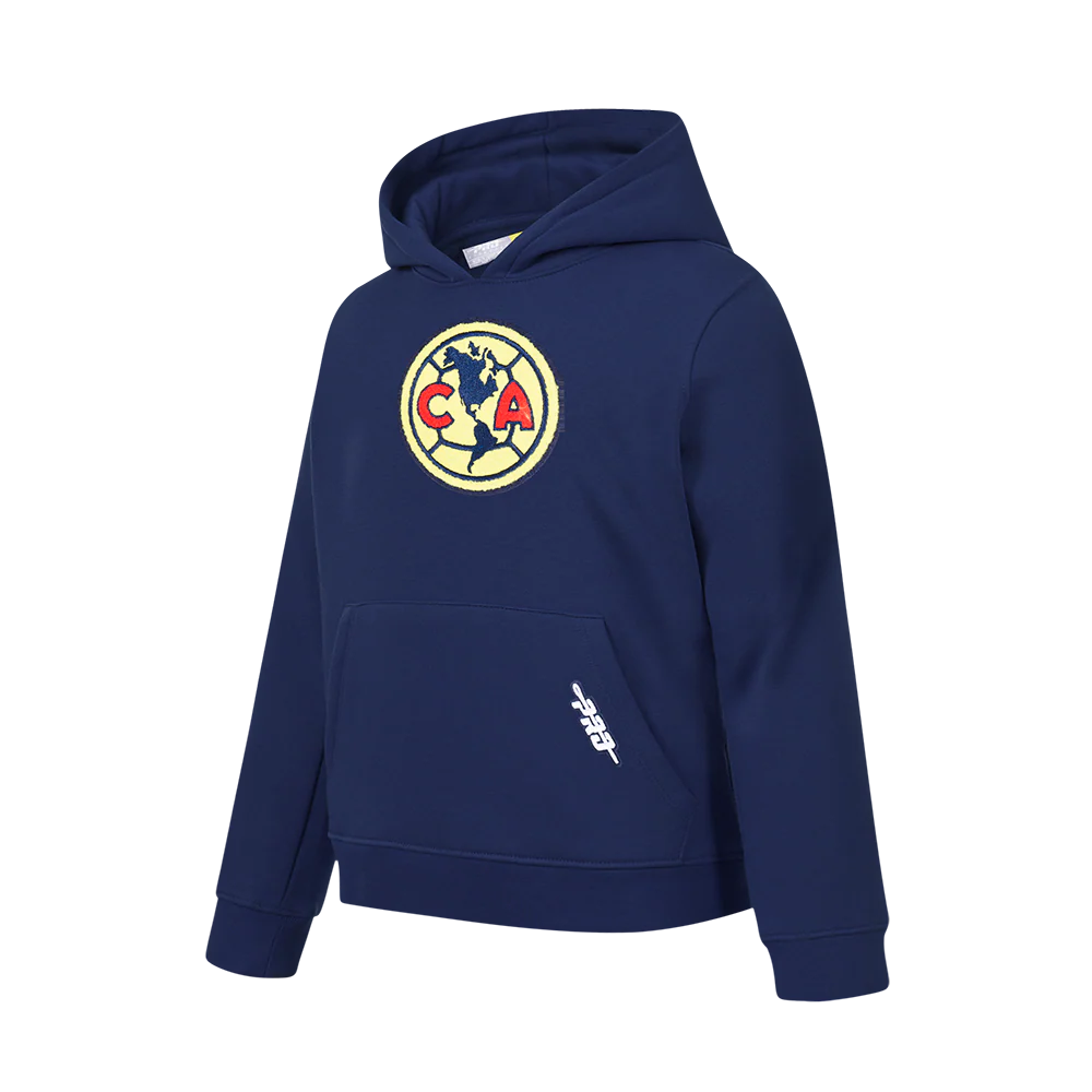 LIGA MX CLUB AMERICA STADIUM BIG BOYS FLEECE PULLOVER HOODIE (MIDNIGHT NAVY) - Image 2
