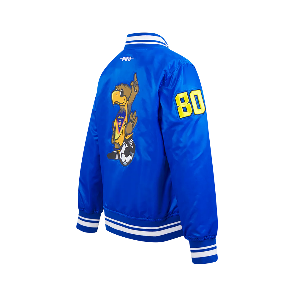 LIGA MX CLUB AMERICA STADIUM BIG BOYS RIB SATIN JACKET (ROYAL BLUE) - Image 4